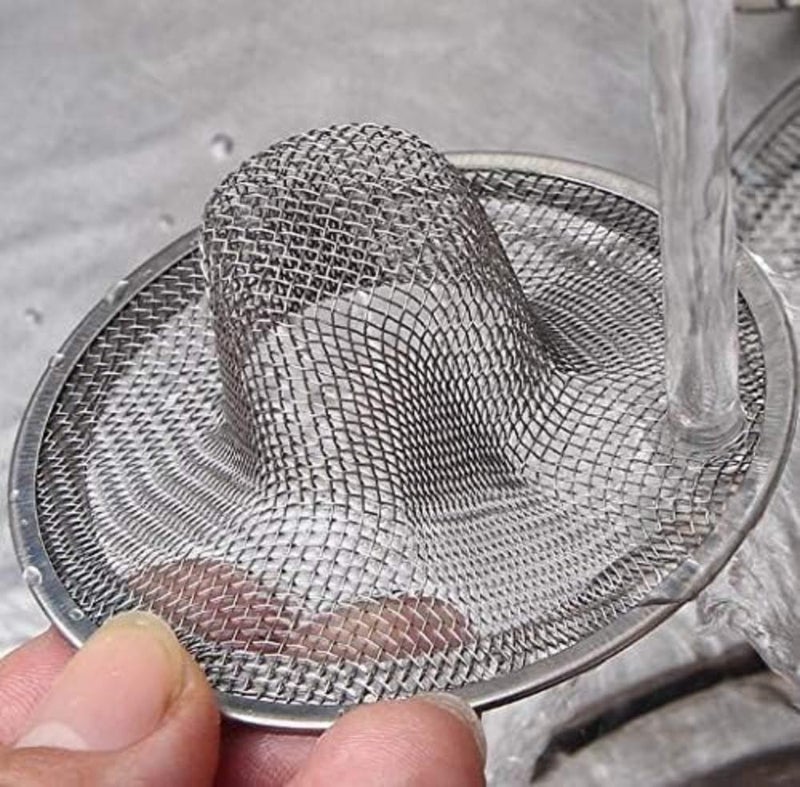 DNHCLL 4 Pieces Silver Mesh Hole Kitchen Bathroom Basin Sink Drain Strainer(2" x 0.79"). - Image 3